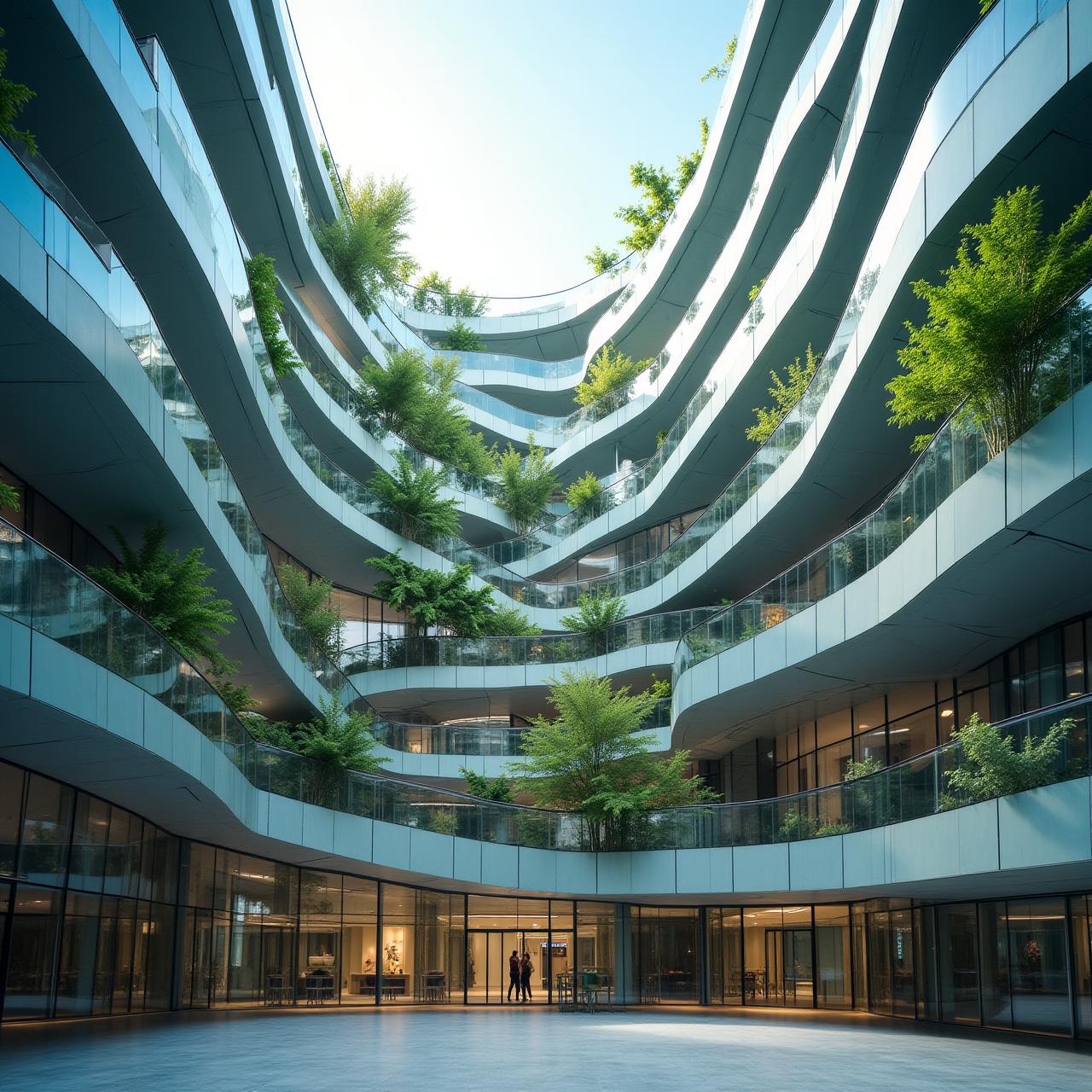 Nowoczesny projekt architektoniczny biurowca